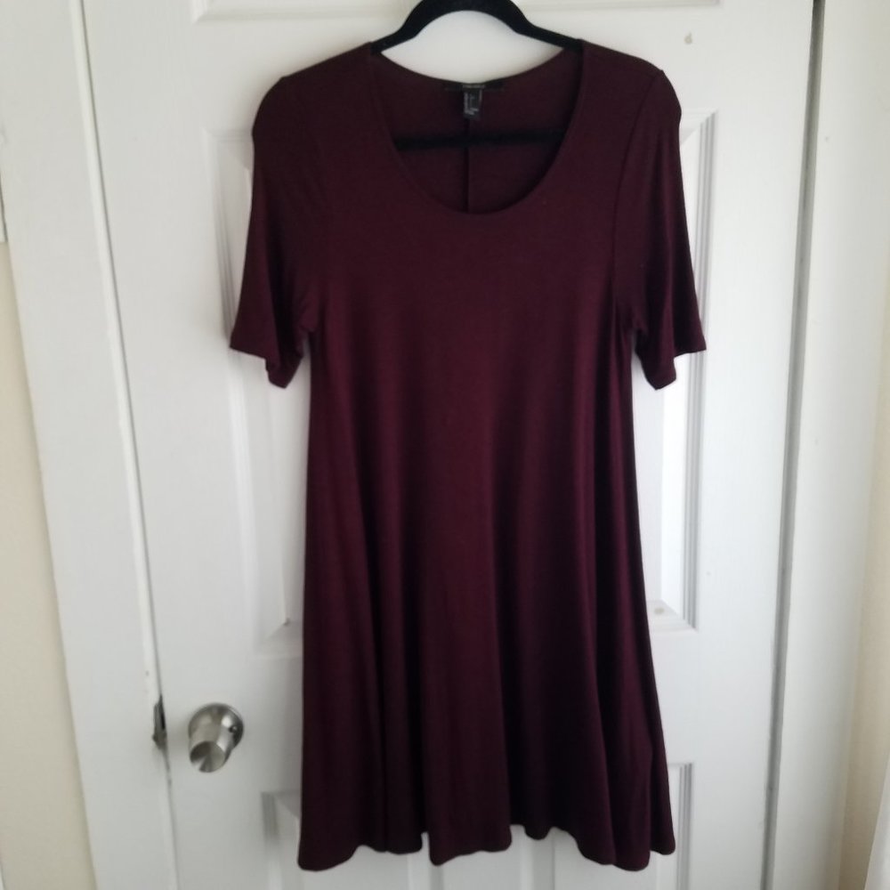 Forever 21 Maroon slouchy dress